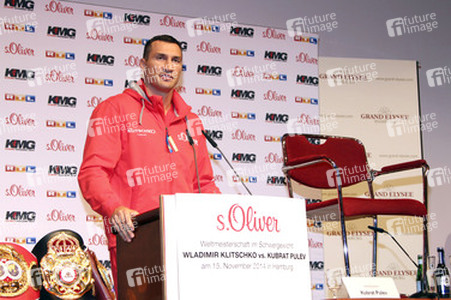 Pressekonferenz zum WM-Boxkampf von Wladimir Klitschko vs. Kubrat Pulev, Hamburg