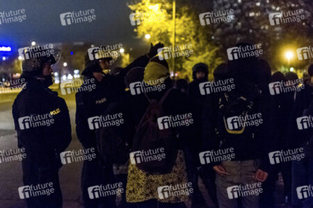Gegendemo in Marzahn, Berlin