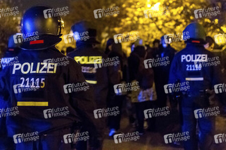 Gegendemo in Marzahn, Berlin