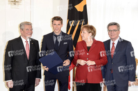 Verleihung des Silbernen Lorbeerblattes an die deutsche Fußball-Nationalmannschaft, Berlin