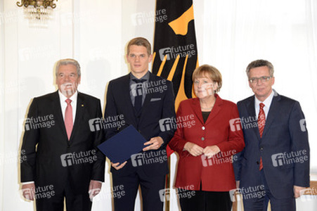 Verleihung des Silbernen Lorbeerblattes an die deutsche Fußball-Nationalmannschaft, Berlin