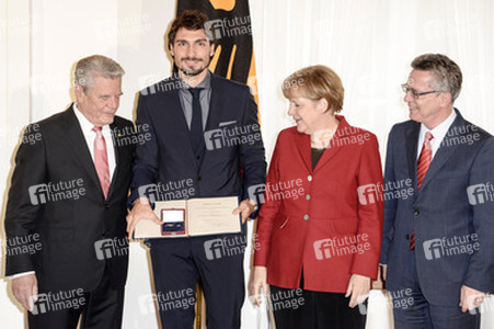Verleihung des Silbernen Lorbeerblattes an die deutsche Fußball-Nationalmannschaft, Berlin