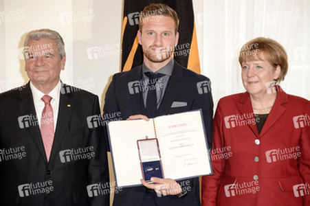 Verleihung des Silbernen Lorbeerblattes an die deutsche Fußball-Nationalmannschaft, Berlin