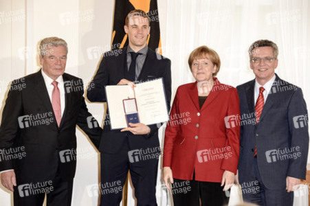 Verleihung des Silbernen Lorbeerblattes an die deutsche Fußball-Nationalmannschaft, Berlin