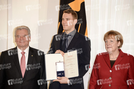 Verleihung des Silbernen Lorbeerblattes an die deutsche Fußball-Nationalmannschaft, Berlin