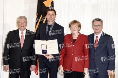Verleihung des Silbernen Lorbeerblattes an die deutsche Fußball-Nationalmannschaft, Berlin