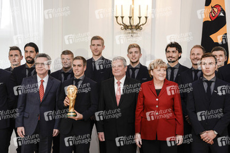 Verleihung des Silbernen Lorbeerblattes an die deutsche Fußball-Nationalmannschaft, Berlin