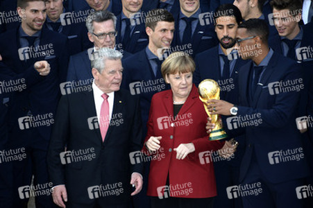 Verleihung des Silbernen Lorbeerblattes an die deutsche Fußball-Nationalmannschaft, Berlin