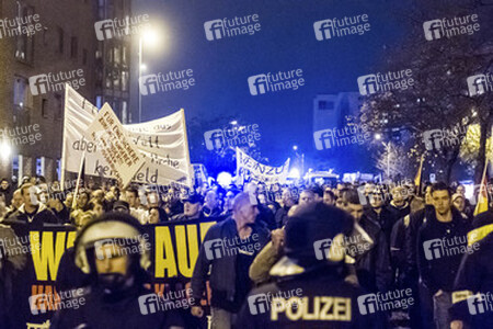 Nazidemo in Marzahn, Berlin