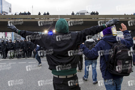 Demonstration 'Hooligans gegen Salafisten', Hannover