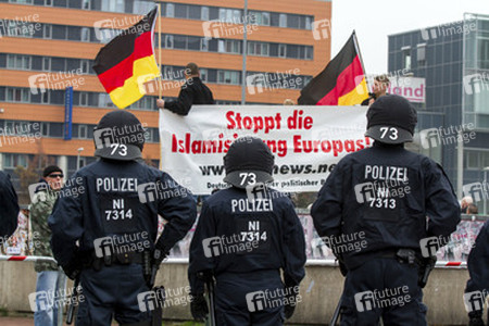 Demonstration 'Hooligans gegen Salafisten', Hannover