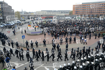 Demonstration 'Hooligans gegen Salafisten', Hannover