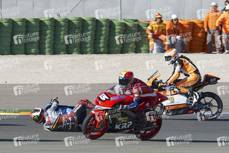 Jorge Navarro Unfall bei der Moto3 Spanish Championship, Cheste