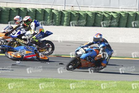 Jorge Navarro Unfall bei der Moto3 Spanish Championship, Cheste
