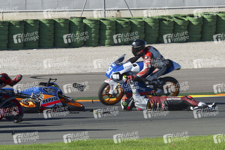 Jorge Navarro Unfall bei der Moto3 Spanish Championship, Cheste
