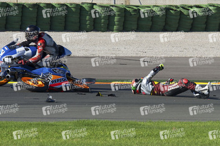 Jorge Navarro Unfall bei der Moto3 Spanish Championship, Cheste