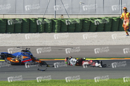 Jorge Navarro Unfall bei der Moto3 Spanish Championship, Cheste