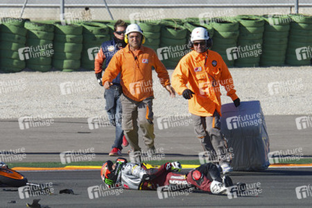 Jorge Navarro Unfall bei der Moto3 Spanish Championship, Cheste