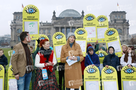 Aktion 'Augen auf für Kinderrechte', Berlin
