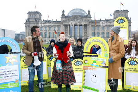 Aktion 'Augen auf für Kinderrechte', Berlin