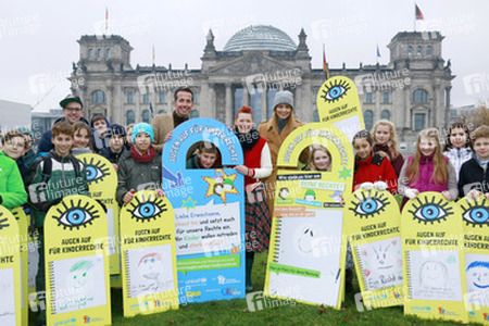 Aktion 'Augen auf für Kinderrechte', Berlin