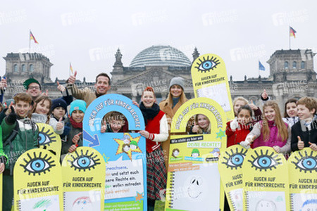 Aktion 'Augen auf für Kinderrechte', Berlin