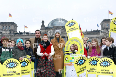 Aktion 'Augen auf für Kinderrechte', Berlin
