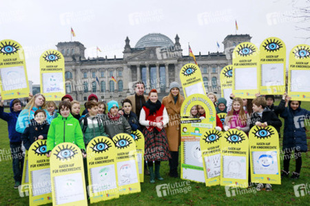 Aktion 'Augen auf für Kinderrechte', Berlin