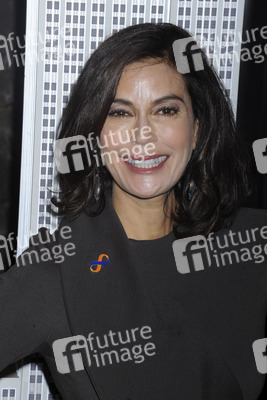 Teri Hatcher und Ban Ki-moon im Empire State Building, New York