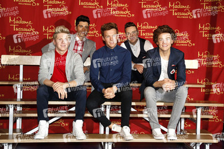 One Direction Wachfigur Präsentation bei Madame Tussauds, Los Angeles