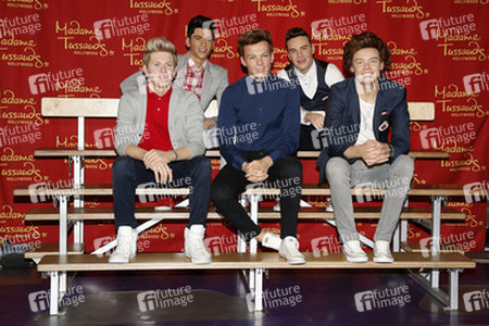 One Direction Wachfigur Präsentation bei Madame Tussauds, Los Angeles