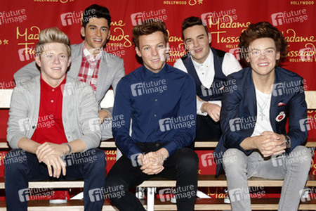 One Direction Wachfigur Präsentation bei Madame Tussauds, Los Angeles