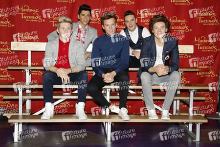 One Direction Wachfigur Präsentation bei Madame Tussauds, Los Angeles