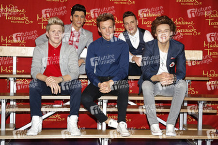 One Direction Wachfigur Präsentation bei Madame Tussauds, Los Angeles