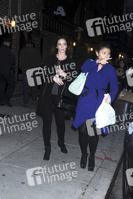 Emily Blunt bei der 'Late Show with David Letterman', New York