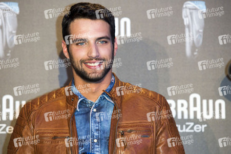 Jesus Castro und Mario Suarez präsentieren Braun Rasierer, Madrid