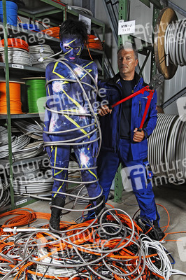 Elektriker / Electrician Bodypainting