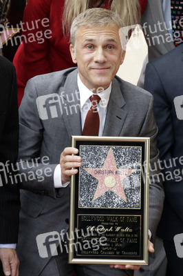 Christoph Waltz erhält einen Stern auf dem Hollywood Walk of Fame, Los Angeles