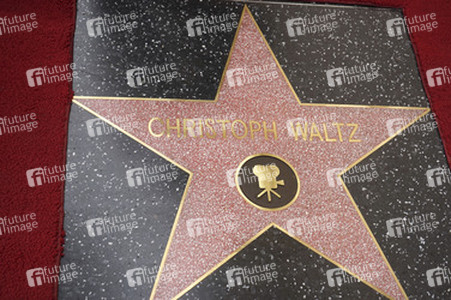 Christoph Waltz erhält einen Stern auf dem Hollywood Walk of Fame, Los Angeles