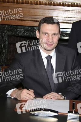 Vitali Klitschko im Rathaus Hamburg