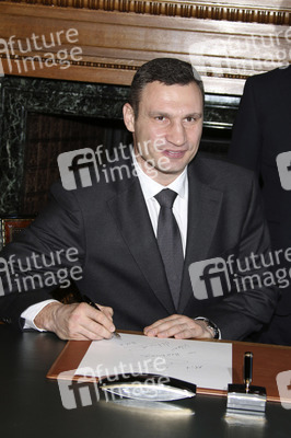 Vitali Klitschko im Rathaus Hamburg