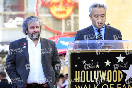 Peter Jackson erhält einen Stern auf dem Hollywood Walk of Fame, Los Angeles
