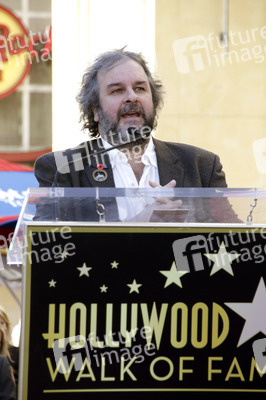 Peter Jackson erhält einen Stern auf dem Hollywood Walk of Fame, Los Angeles