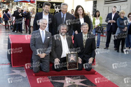 Peter Jackson erhält einen Stern auf dem Hollywood Walk of Fame, Los Angeles