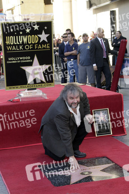 Peter Jackson erhält einen Stern auf dem Hollywood Walk of Fame, Los Angeles