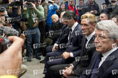 Präsentation von Fernando Torres als neuer Spieler von Atlético de Madrid, Madrid