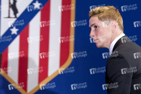 Präsentation von Fernando Torres als neuer Spieler von Atlético de Madrid, Madrid