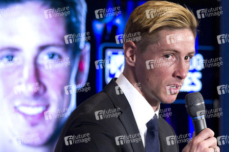 Präsentation von Fernando Torres als neuer Spieler von Atlético de Madrid, Madrid