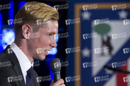 Präsentation von Fernando Torres als neuer Spieler von Atlético de Madrid, Madrid