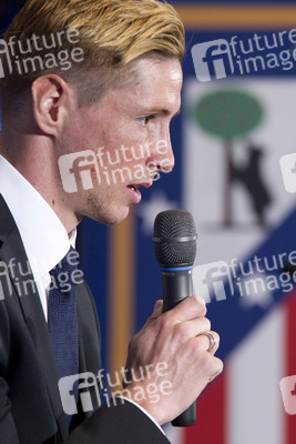 Präsentation von Fernando Torres als neuer Spieler von Atlético de Madrid, Madrid